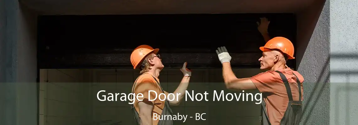 Garage Door Not Moving Burnaby - BC